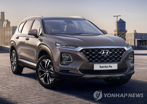 현대차 중형 SUV 싼타페[현대자동차 제공=연합뉴스 자료사진]